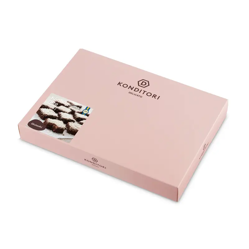 Kärleksmumsruta Glutenfri 20 x 75 g från Delicato | #1353 | Mjuka kakor