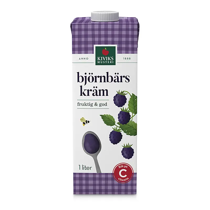Björnbärskräm 10x1l från Kiviks Musteri | #51515 | Soppa & Kräm