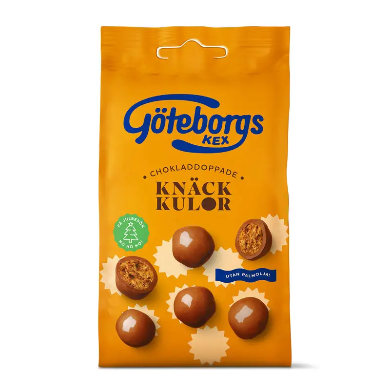 Knäckkulor 16 x 120 g från Göteborgs Kex | #5460100588 | Choklad