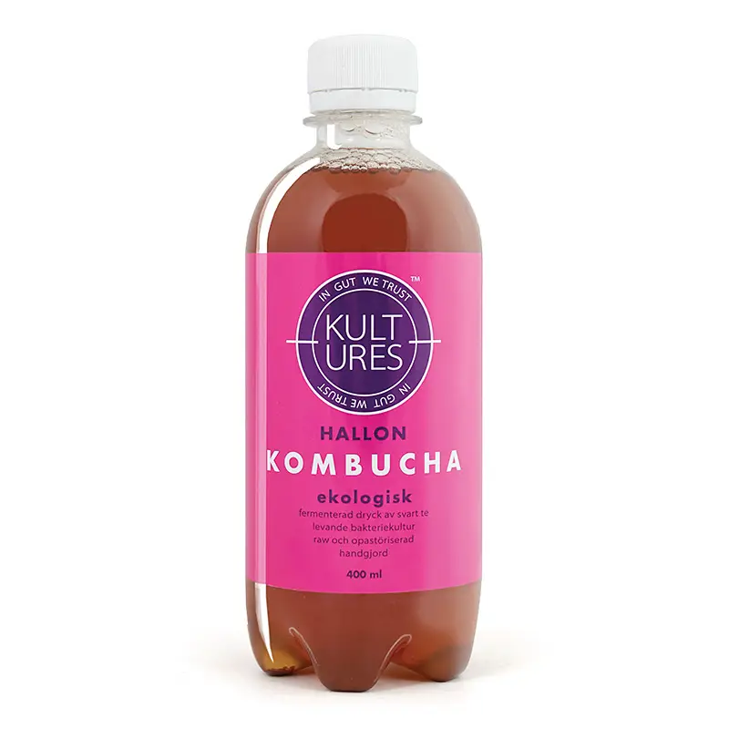Kombucha Hallon 12 x 400 ml från Kultures | #42338 | Kombucha