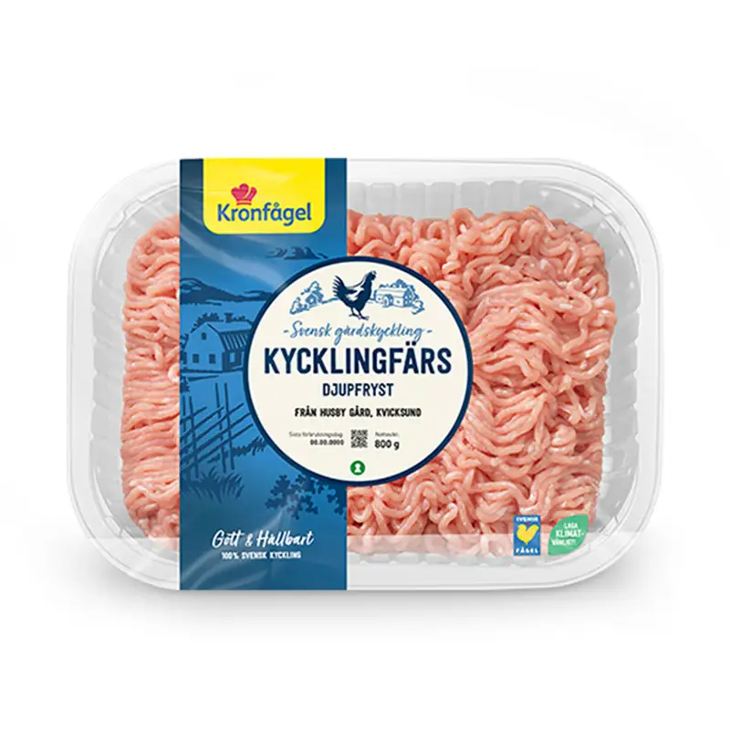 Kycklingfärs 4x800g från Kronfågel | #1452 | Färs