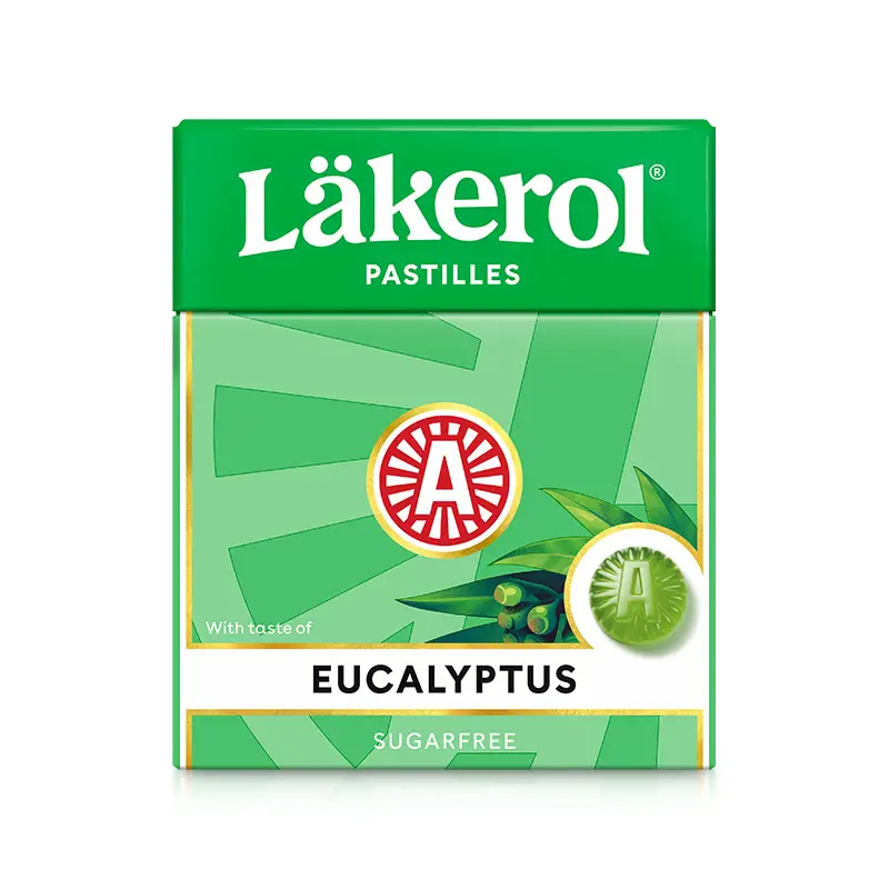 Eucalyptus 48 x 25 g från Läkerol | #1004008 | Halstabletter