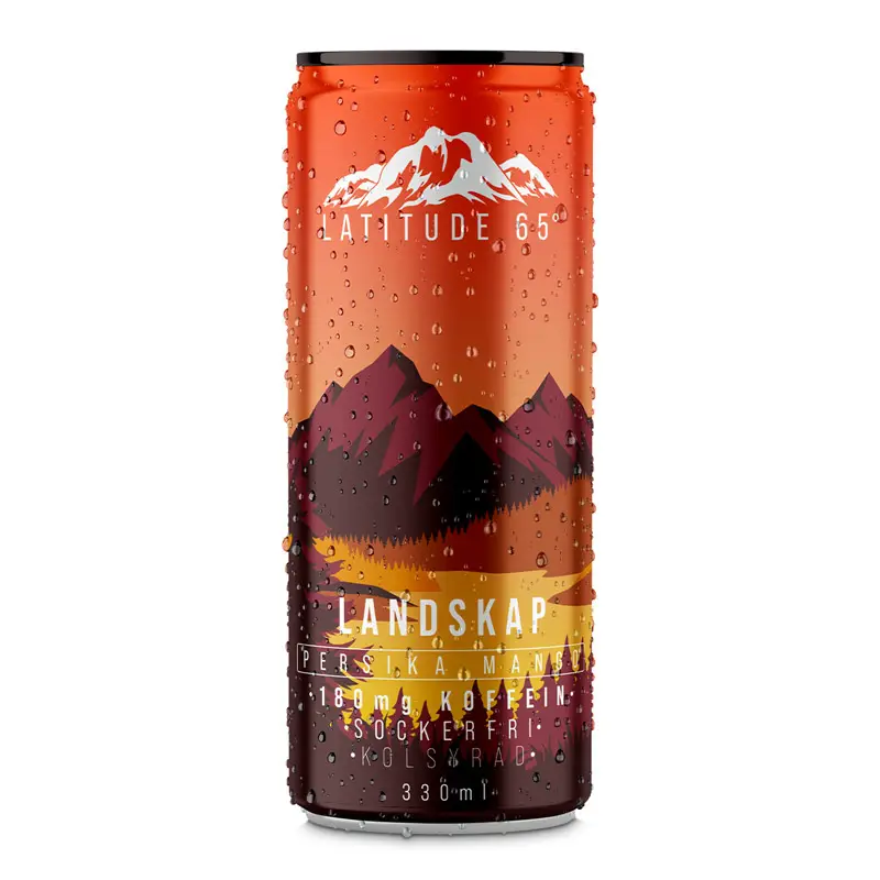 Landskap 24 x 33 cl från Latitude65 | #99 | Energidrycker