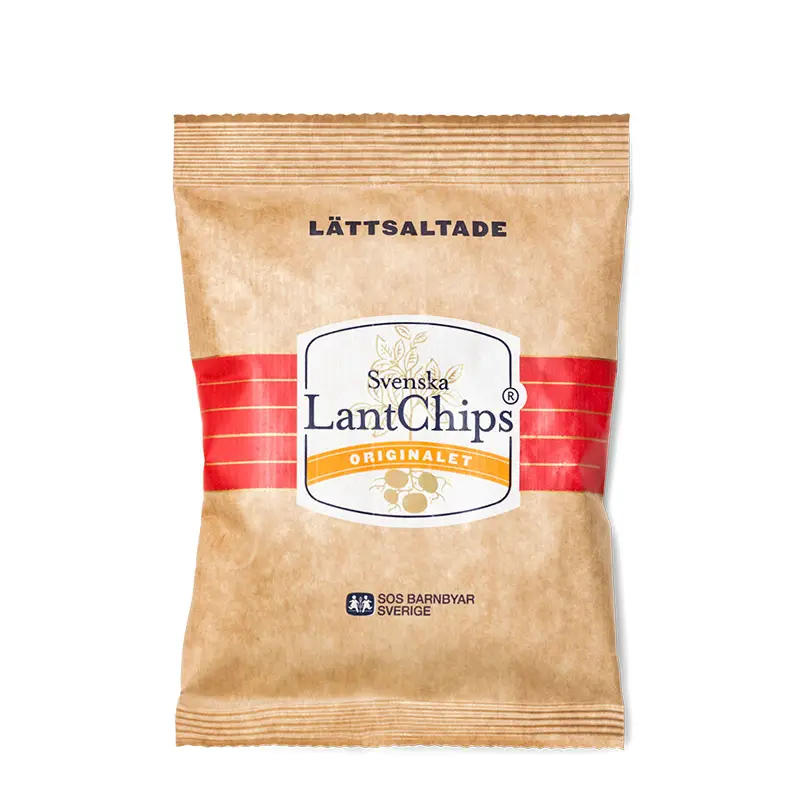 Chips Lättsaltade  20 x 40 g från Svenska LantChips | #571 | Chips