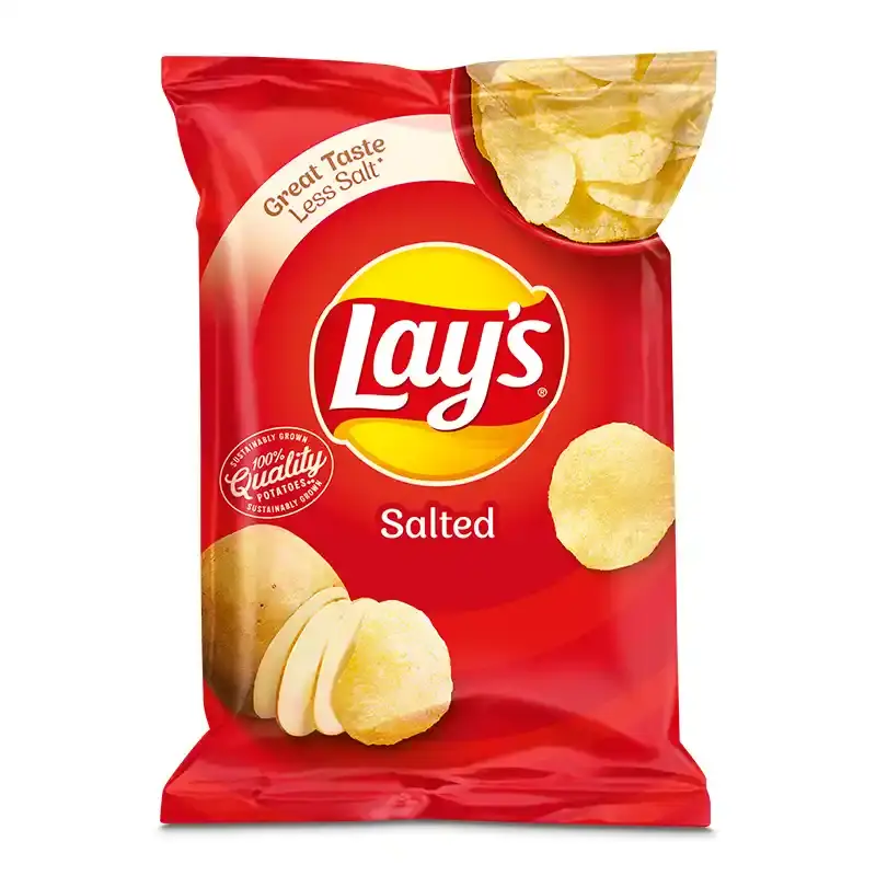 Salted Chips 80 x 27.5 g från Lays | #310057 | Chips