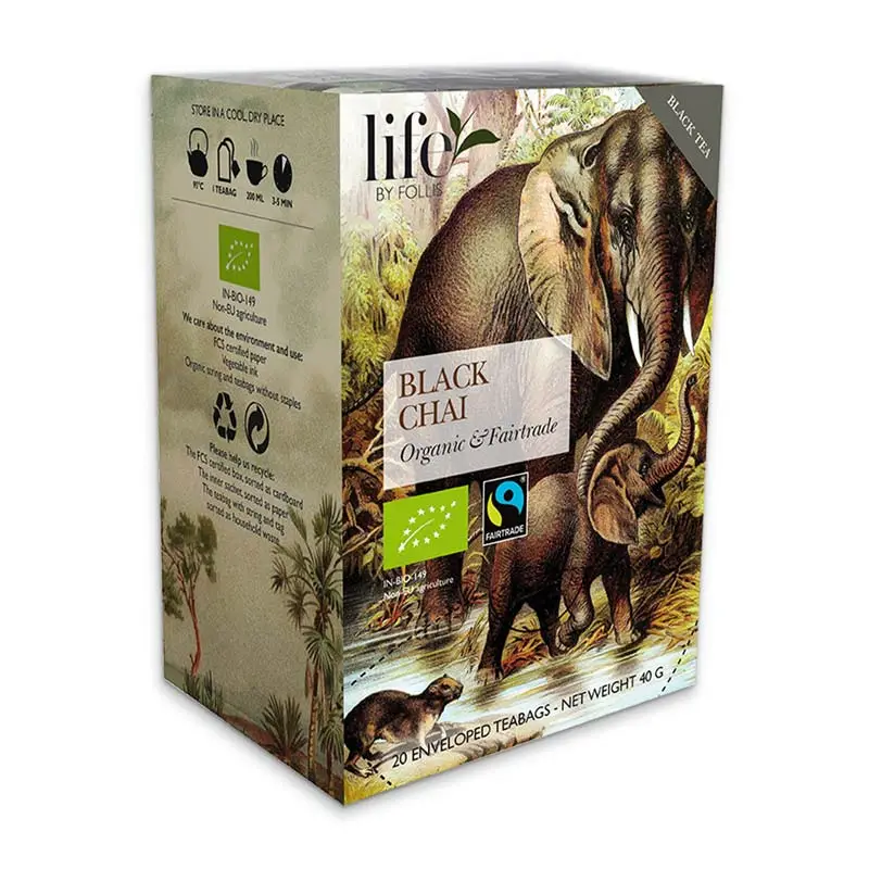 Svart Chai 6 x 20 st från Life by Follis | #8507 | Te
