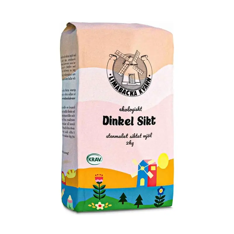 Dinkelmjöl Siktat 12.5 kg från Limabacka Kvarn | #4308 | Bakprodukter