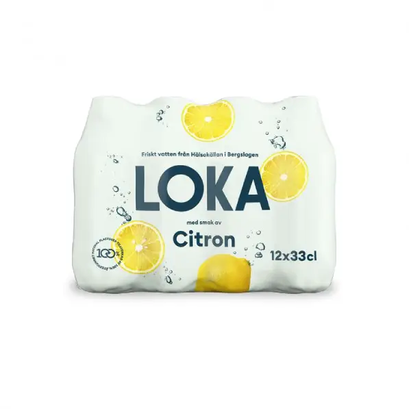Loka Citron 12-pack 12 x 33 cl från Loka | #1208439 | Vatten