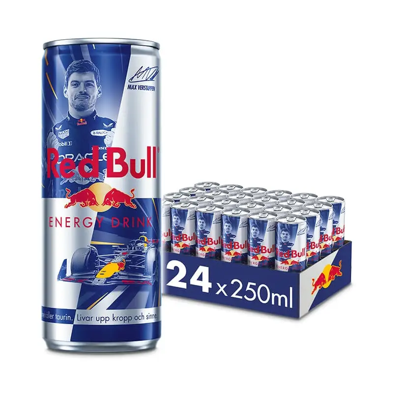Red Bull Max Verstappen 24 x 25 cl från Red Bull | #36178Verstappen | Energidrycker