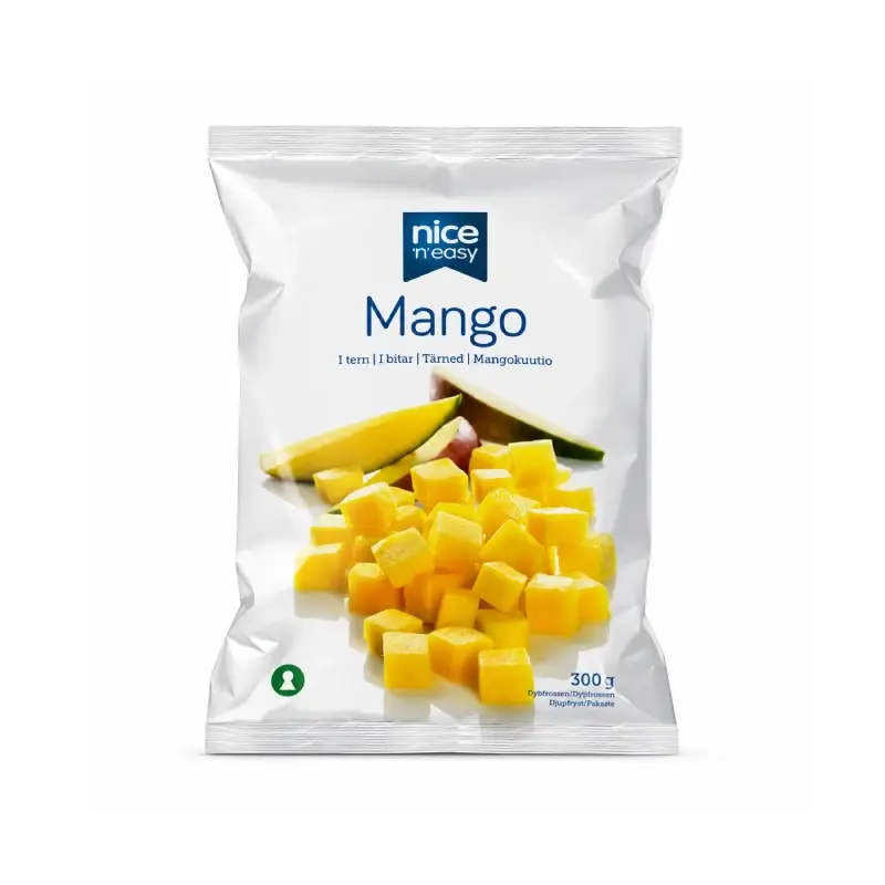 Mango Tärnad 12 x 300 g från Nice N Easy | #6101002 | Frukt