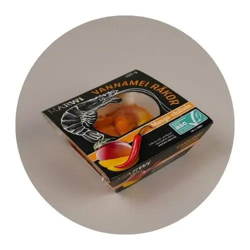 Vannameiräkor Mango/Chili 8 x 100 g från JP Foods | #597763 | Skaldjur