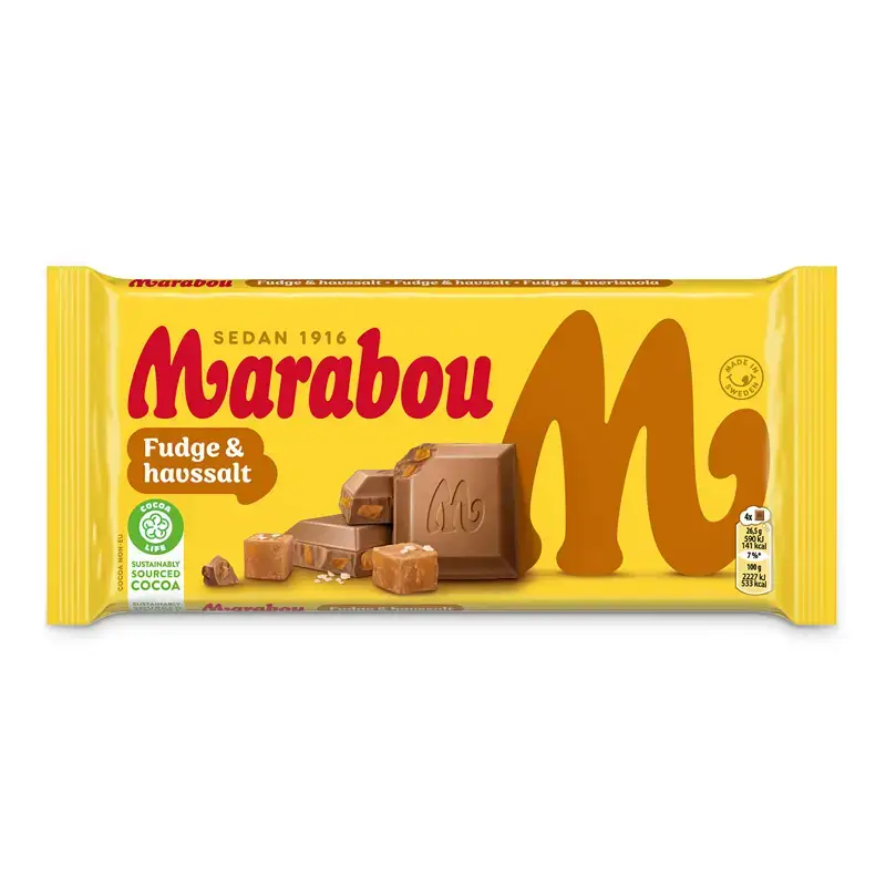 Marabou Fudge Havssalt 15 x 160 g från Marabou | #4318134 | Choklad
