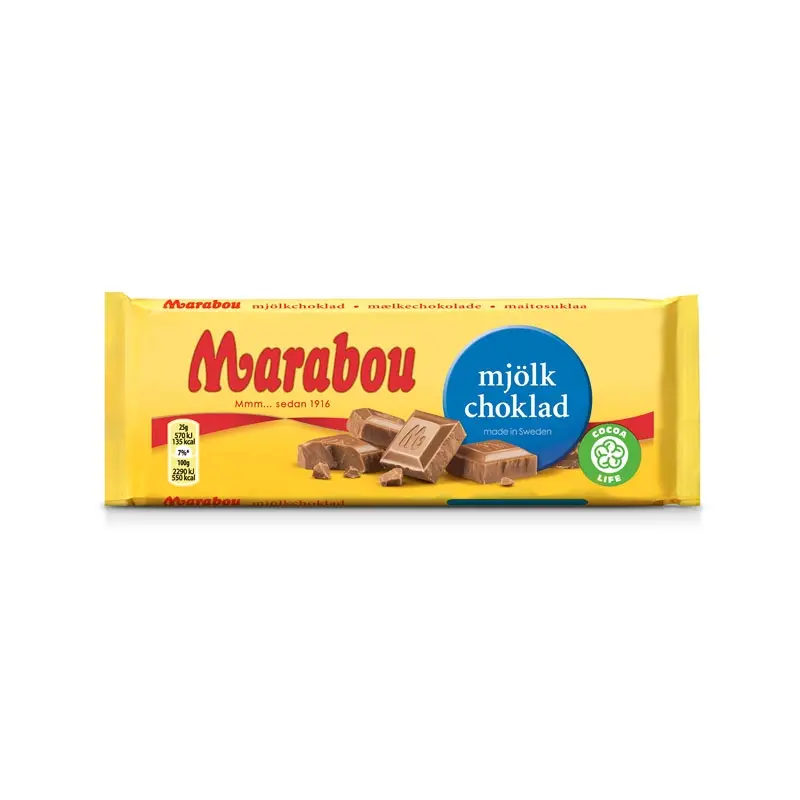 Marabou Mjölkchoklad 24 x 100 g från Marabou | #19083 | Choklad
