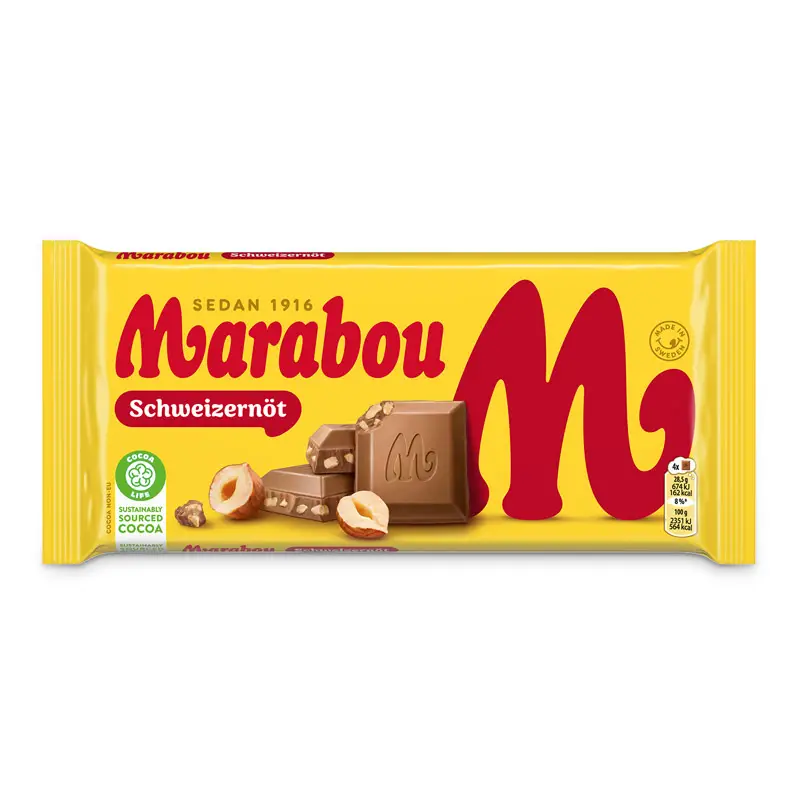 Marabou Schweizernöt 15 x 200 g från Marabou | #4302909 | Choklad