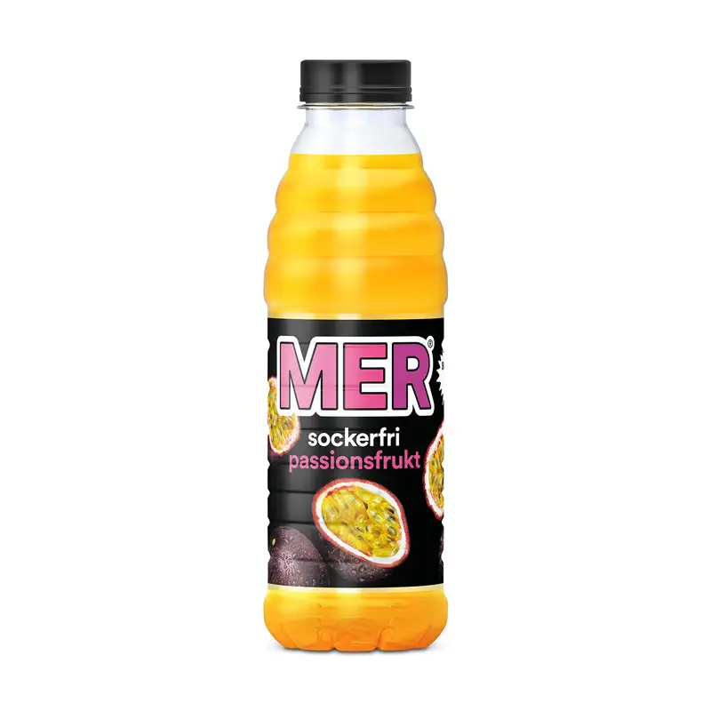 MER Passionsfrukt Sockerfri 12 x 500 ml från MER | #5103 | Fruktdryck