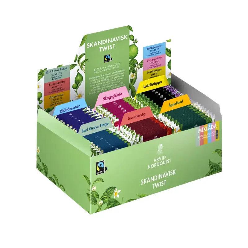 Skandinavisk Mixlåda 6 x 90 st från Arvid Nordquist | #53704 | Te