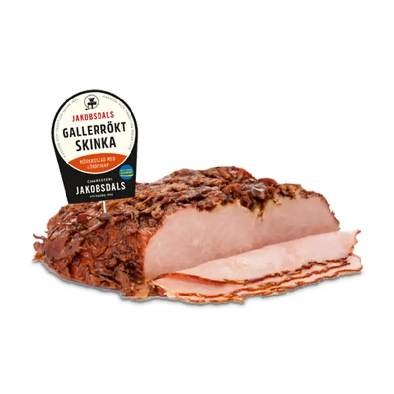 Gallerrökt Skinka, Mörkrostad 2 x 2 kg från Jakobsdals | #557 | Skinka