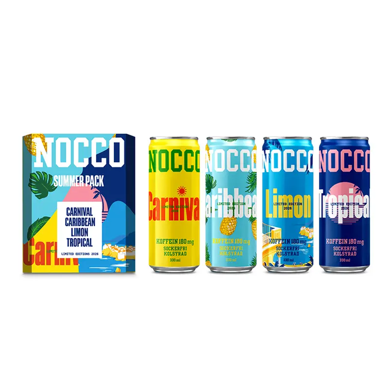 Summer Edition 4-pack Mix 6 x 4 st från NOCCO | #NC-6785-SE | Energidrycker