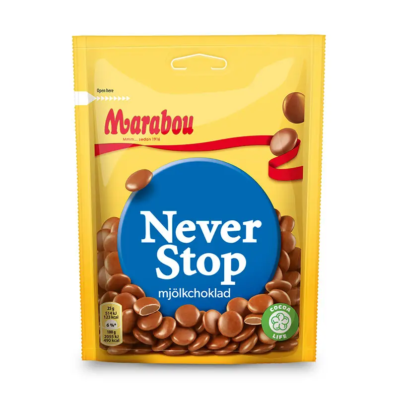 Never Stop Partysize 15 x 225 g från Marabou | #975673 | Choklad
