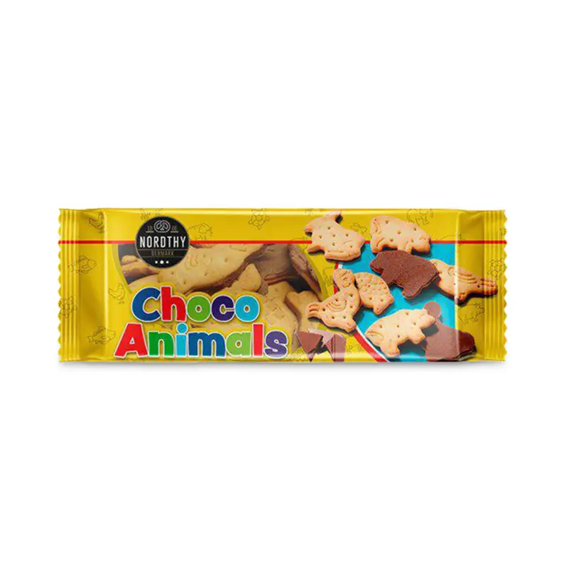 Kex Choco Animals 16 x 105 g från Nordthy | #2726 | Kakor & Söta kex