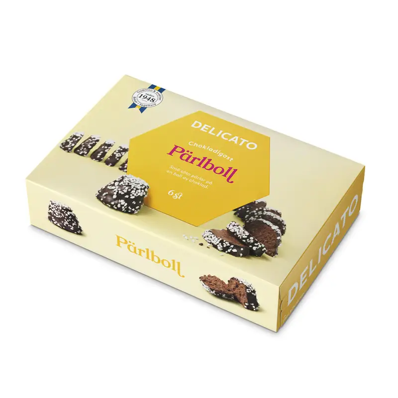 Pärlboll 6-pack 9 x 240 g från Delicato | #1385 | Kondisbitar