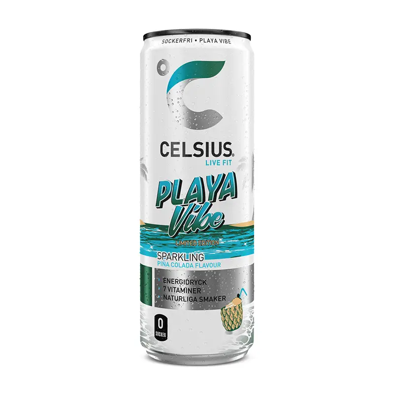 Playa Vibe 24 x 35.5 cl från Celsius | #185 | Energidrycker