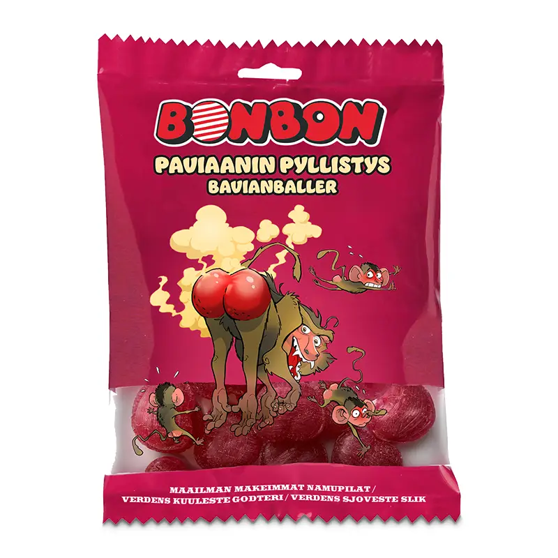 Bavianballer 15 x 50 g från BonBon | #105399 | Godis