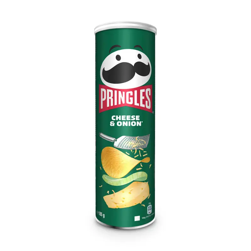 Pringles Cheese & Onion 19 x 165 g från Pringles | #50070 | Chips