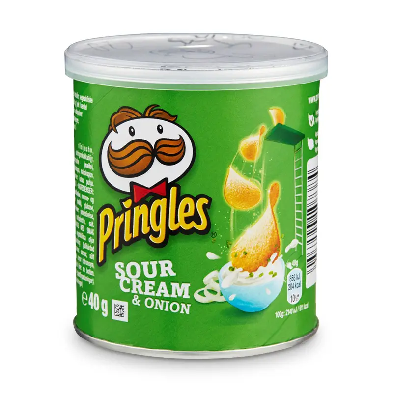 Chips Sour Cream & Onion 12 x 40 g från Pringles | #48184 | Chips