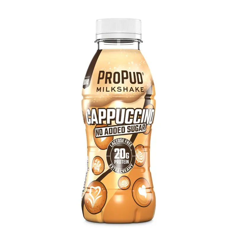Protein Milkshake Cappuccino 8 x 330 ml från ProPud | #1230 | Proteinshakes