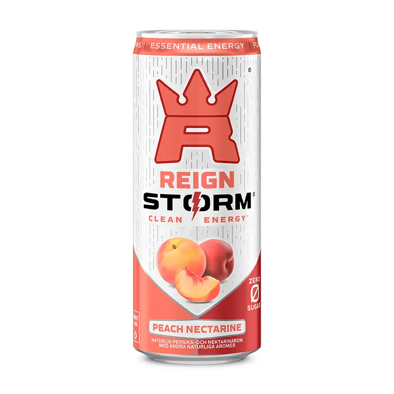 Storm Energy Peach Nectarine 12 x 35.5 cl från Reign | #643168 | Energidrycker