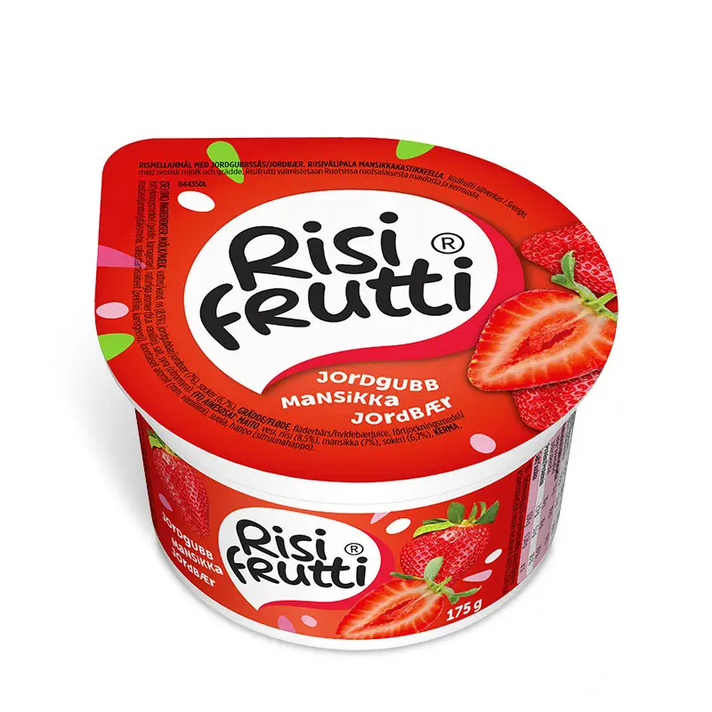 Risifrutti, Jordgubb 12 x 175 g från Risifrutti | #454077162 | Rismål