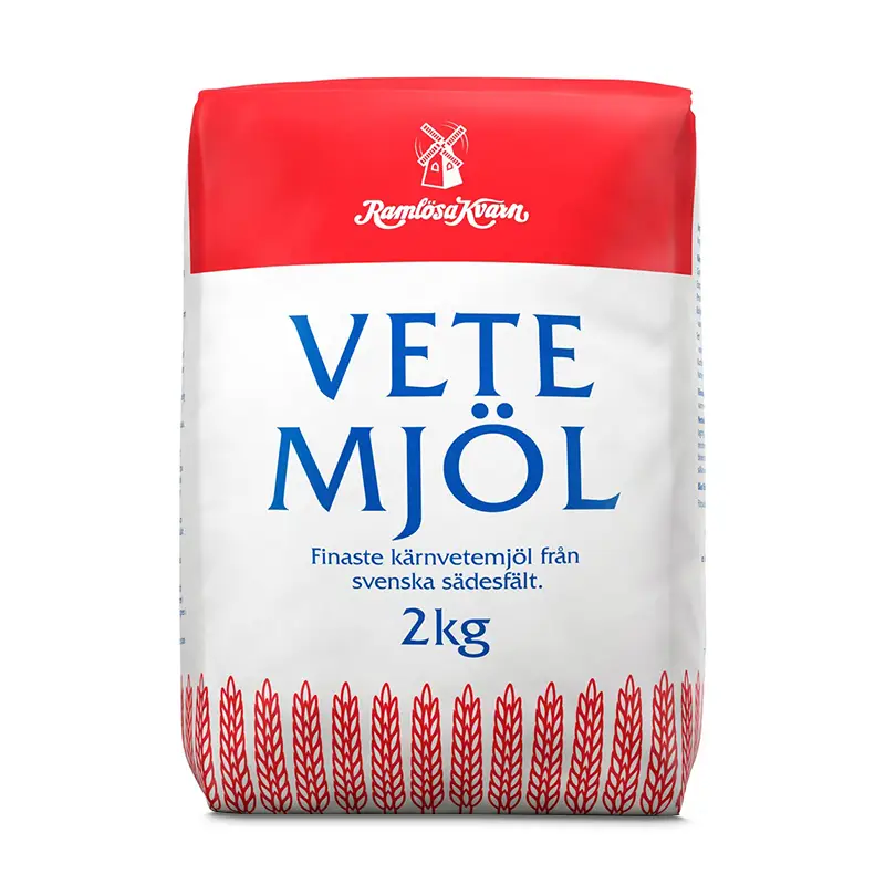 Vetemjöl 6 x 2 kg från Ramlösa Kvarn | #705600 | Bakprodukter