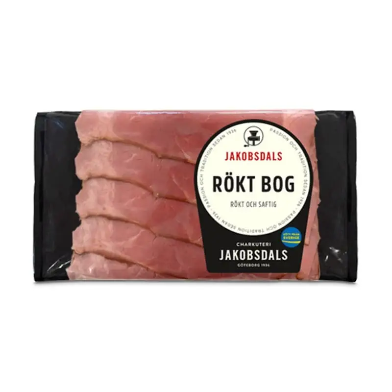 Rökt Bog 12 x 100 g från Jakobsdals | #7500 | Rökt Bog