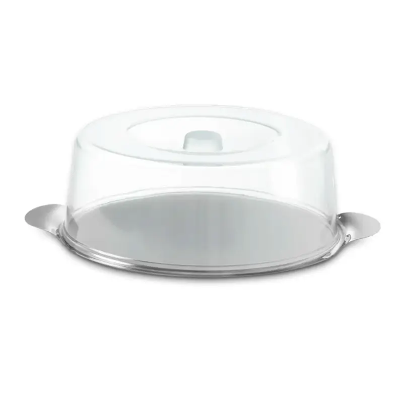 Rund bricka med transparant lock 1 x 1 st från Hendi | #980101 | Brickor