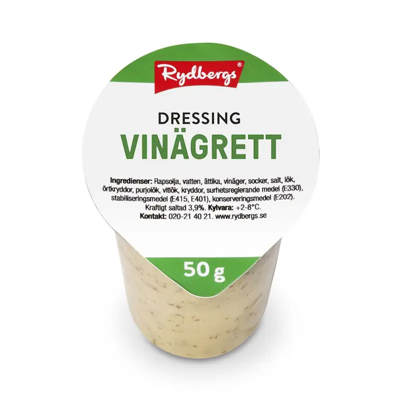 Vinägrett Dressing 25 x 50 g från Rydbergs | #144372 | Sås
