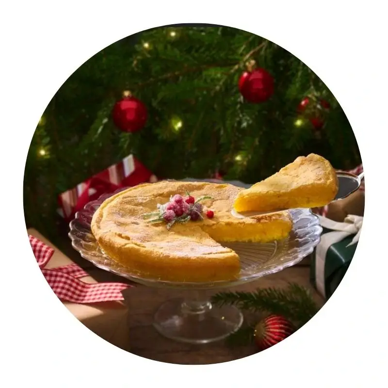 Saffranskladdkaka 6 x 800 g från Frödinge | #30306 | Tårtor & Dessertpaj