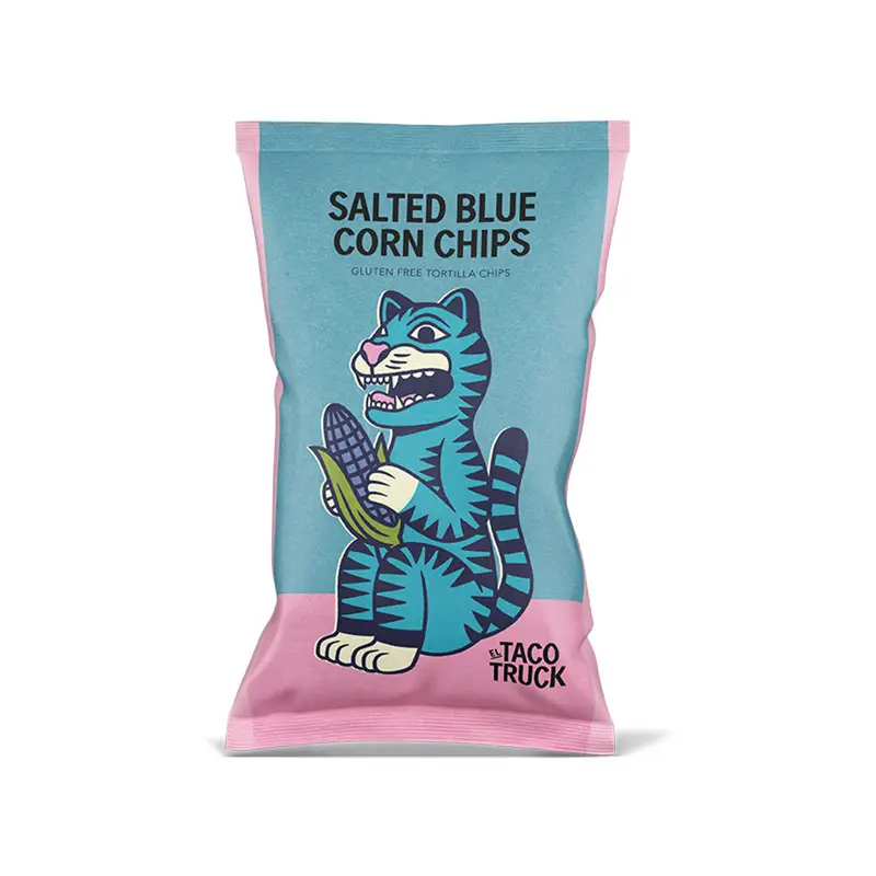 Salted Blue Corn Chips 10 x 185 g från El Taco Truck | #1001052 | Chips