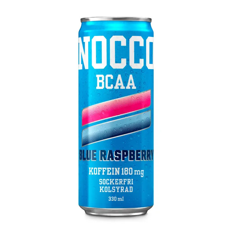 Blue Raspberry BCAA 24 x 33 cl från NOCCO | #6530 | Energidrycker