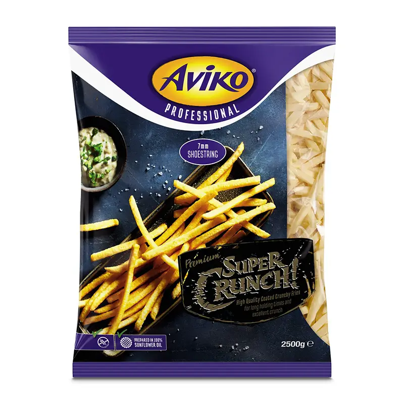 Super Crunch Pommes Frites 7 mm 4 x 2.5 kg från Aviko | #806689 | Pommes frites