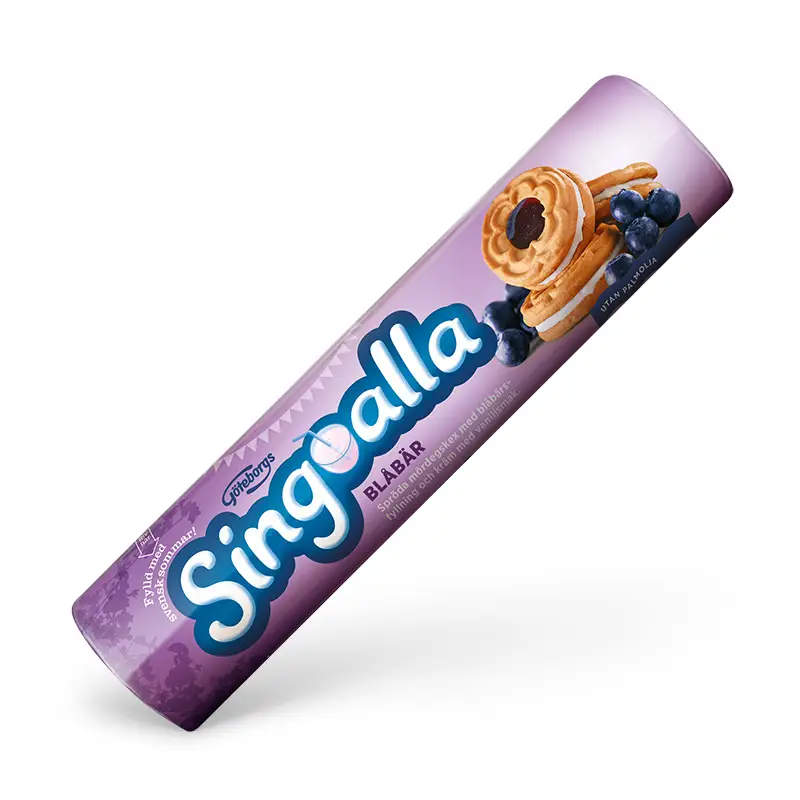 Singoalla Blåbär  24 x 190 g från Göteborgs Kex | #5450100317 | Kakor & Söta kex