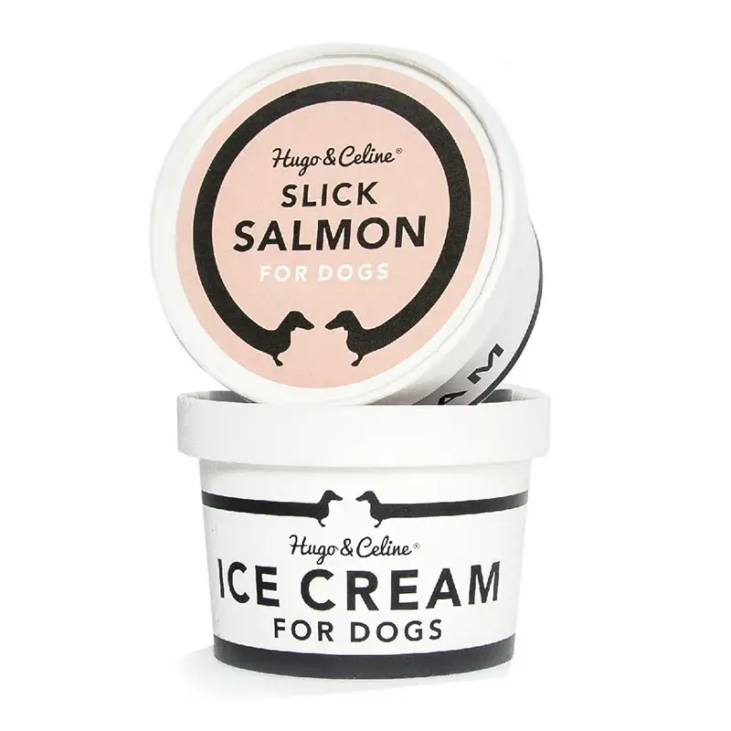 Hundglass Slick Salmon 18 x 120 g från Hugo & Celine | #KOICSSSVF | Hundglass