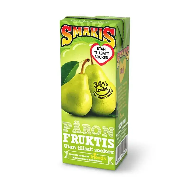 Fruktdryck Päron Fruktis 27x20cl från Smakis | #220025 | Fruktdryck