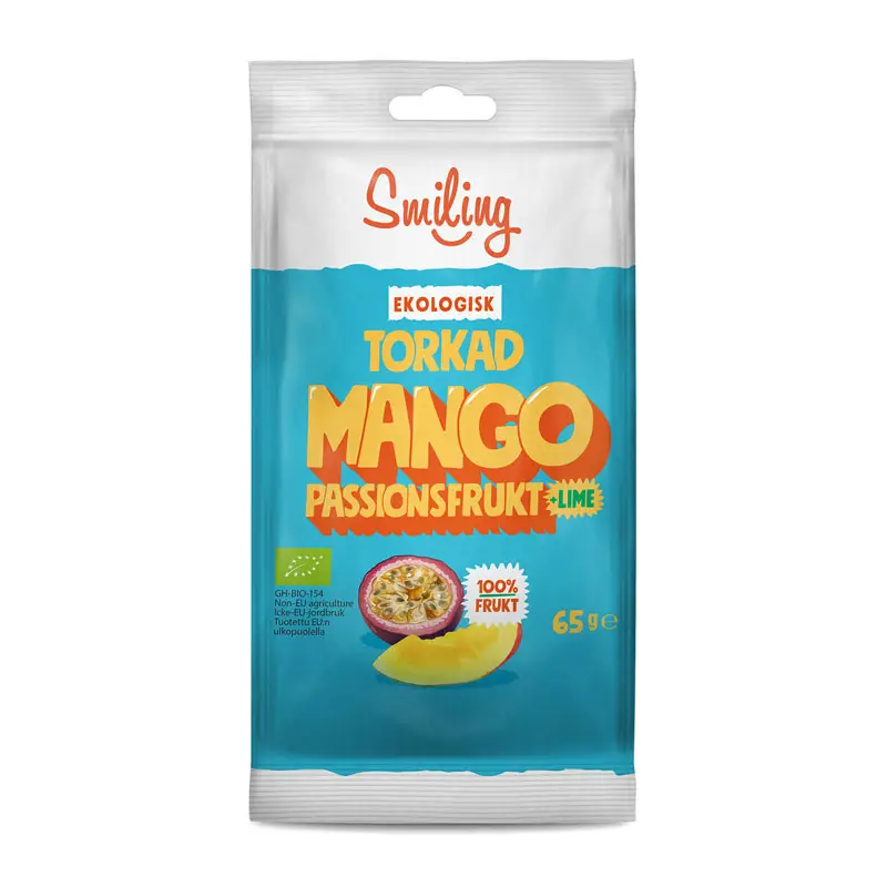 Mango Fusion 7 x 65 g från Smiling | #100012 | Torkad frukt