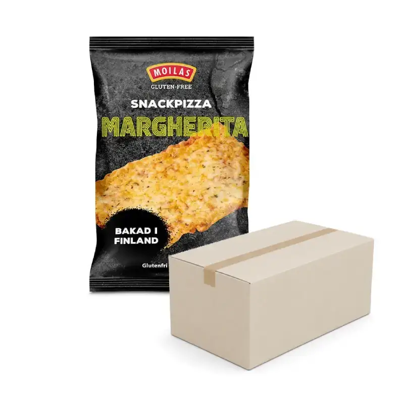 Glutenfri Snackpizza Margherita 10 Lådor 120 x 100 g från Moilas | #374067x10 | Pizza