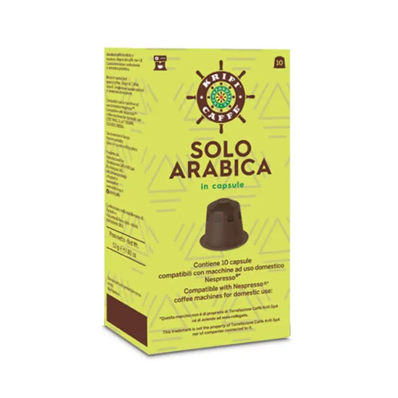 Arabica Capsules compatible Nespresso 10 x 10 st från KRIFI | #PV-02026 | Kaffe