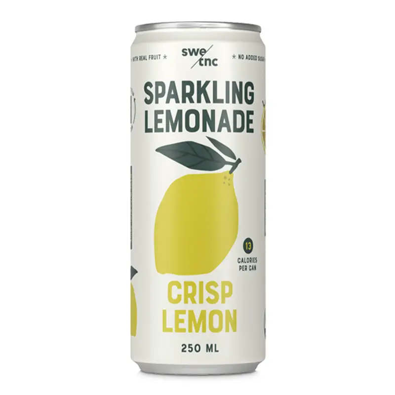 Sparkling Lemonade Crisp Lemon 24 x 25 cl från Swedish Tonic | #ST1080 | Lemonad