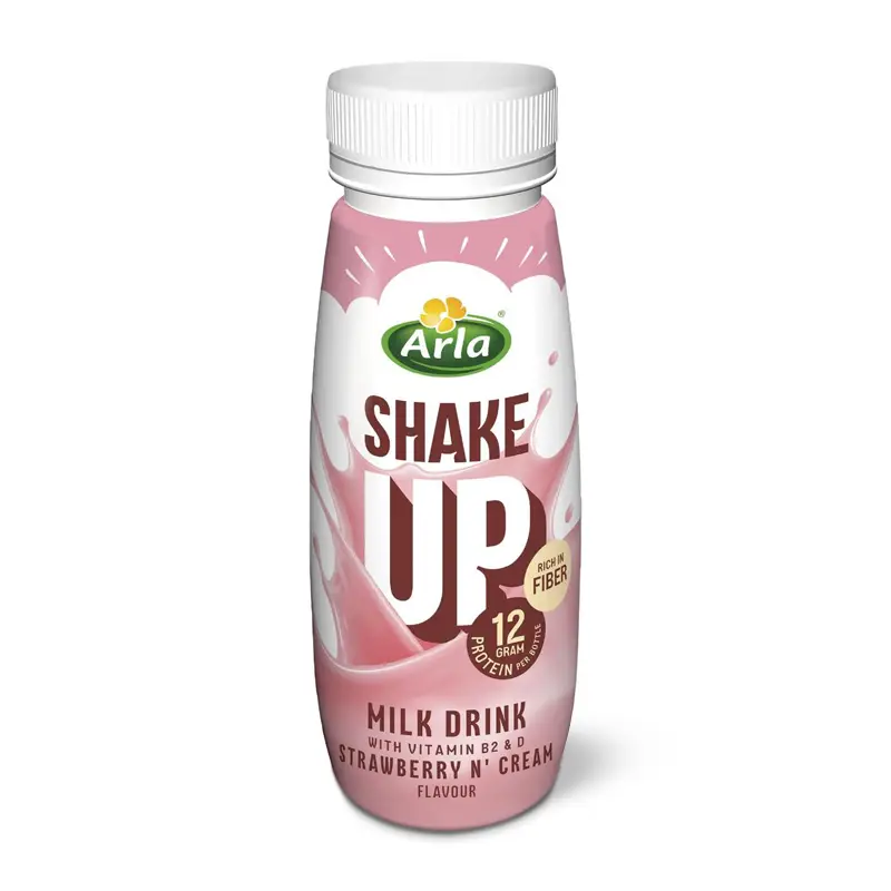 Shake Up Jordgubb 8 x 24 cl från Arla | #338634 | Proteinshakes