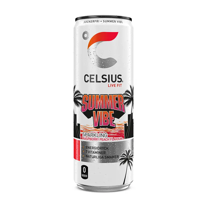 Summer Vibe 24 x 35.5 cl från Celsius | #FGSS1108 | Energidrycker