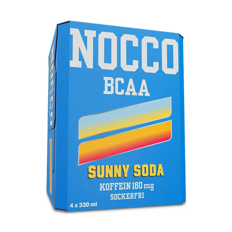 Sunny Soda 4-pack 6 x 4 st från NOCCO | #6355 | Energidrycker